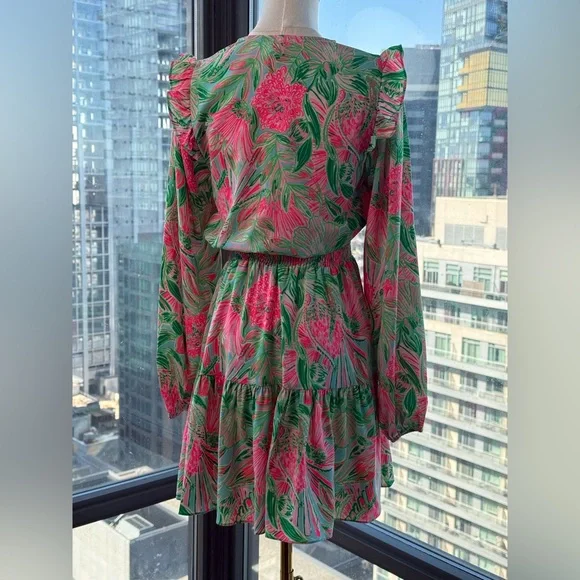 🆕 LILLY PULITZER 🧿 NWT Taviana Stretch Dress, Coming in Hot Blue Horizon, Sz00
